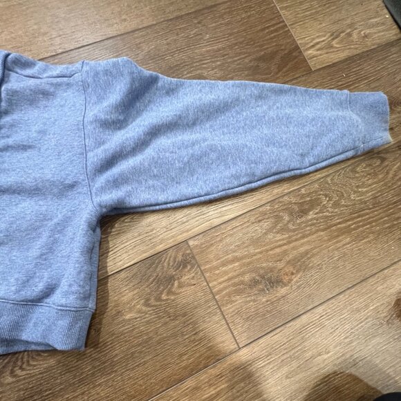 Nike Dri-Fit Cropped Training Hooded Sweatshirt, Blue, Sz M, Athletic, Workout - Picture 7 of 12